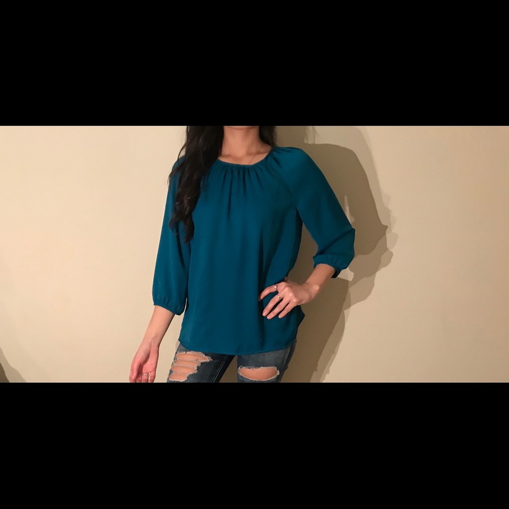 Royal blue gorgeous blouse
